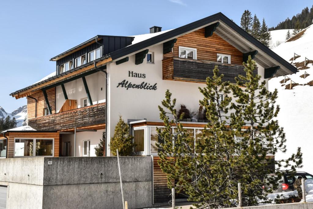 Apartmán Haus Alpenblick Schröcken Exteriér fotografie