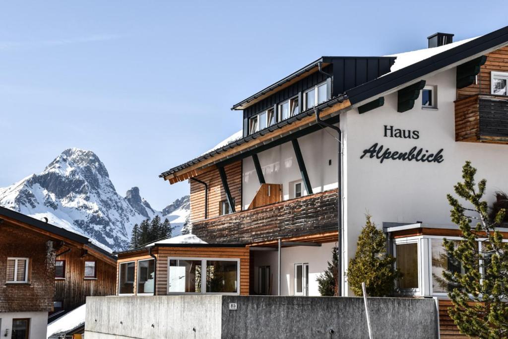 Apartmán Haus Alpenblick Schröcken Exteriér fotografie