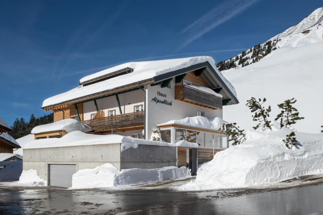 Apartmán Haus Alpenblick Schröcken Exteriér fotografie