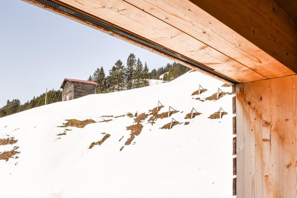 Apartmán Haus Alpenblick Schröcken Exteriér fotografie