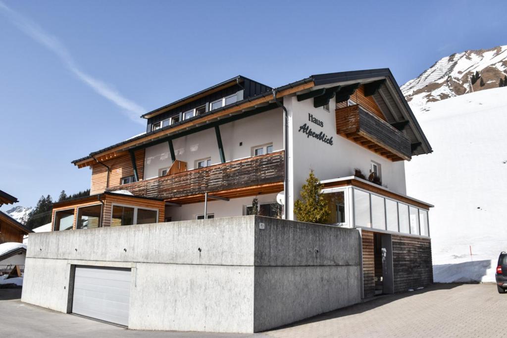 Apartmán Haus Alpenblick Schröcken Exteriér fotografie